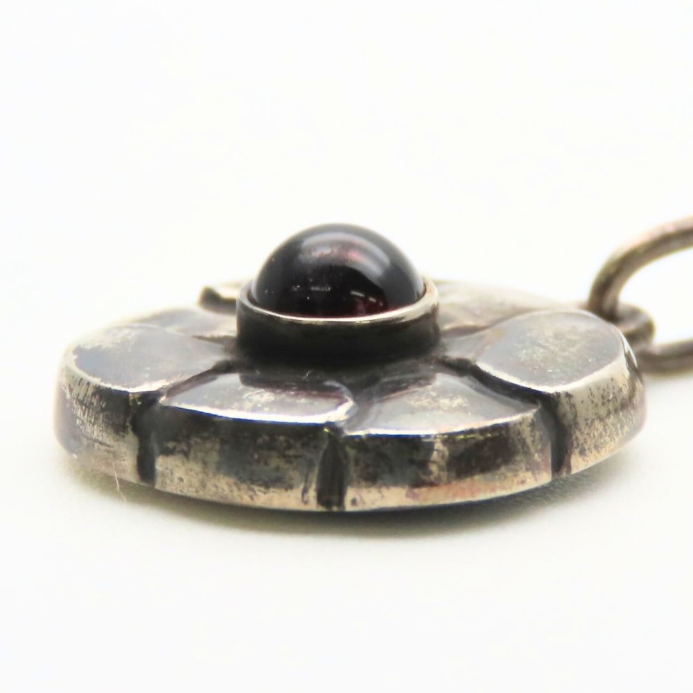 中古】 ジョージジェンセン ネックレス フラワーモチーフ 36 シルバー