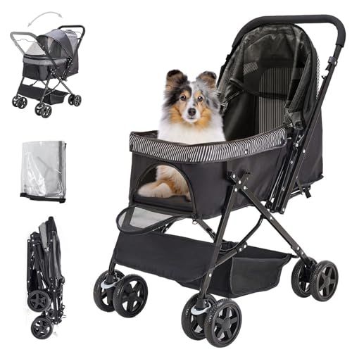 ペットカート 軽量 折りたたみ 対面式 2way 犬用ベビーカー 猫バギー 4