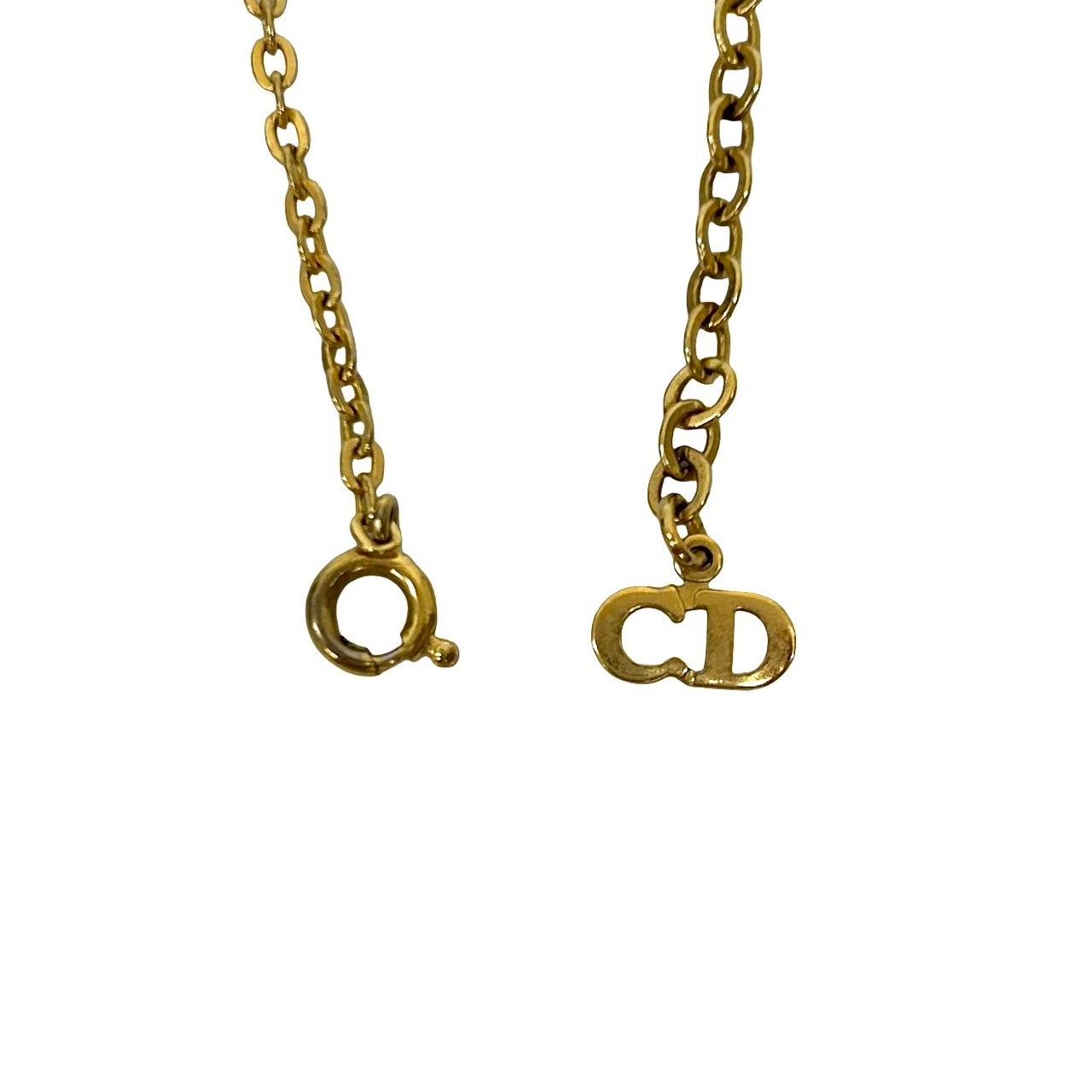 極 美品 Christian Dior ディオール ロゴ モチーフ GP チェーン 極 美品 Christian Dior ディオール ロゴ モチーフ GP チェーン