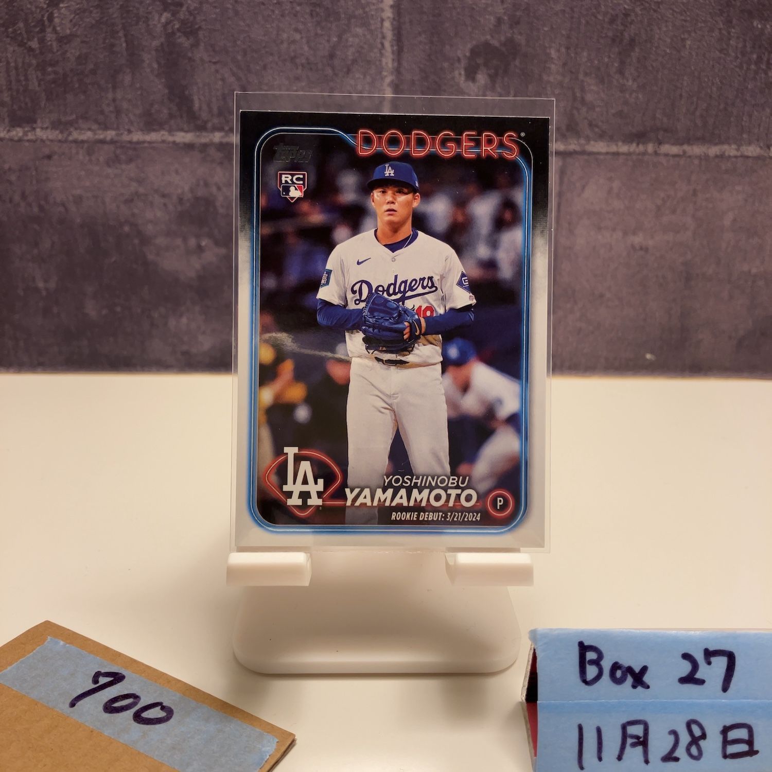 2024 Topps 山本由伸 Yoshinobu Yamamoto ロサンゼルスドジャース