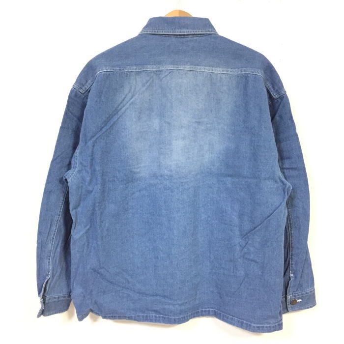 定価7,700円 新品 L BLUE MEN TRIP ライトデニム ビッグシルエット