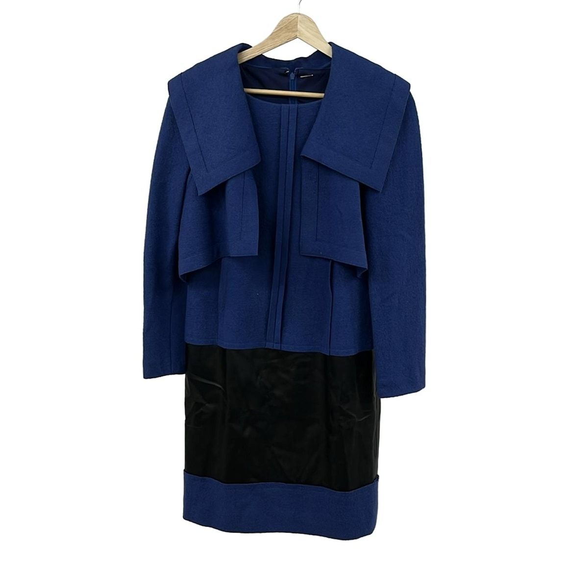 ミスアシダワンピーススーツ miss ashida(ミスアシダ) ワンピーススーツ レディース美品 - ブルー