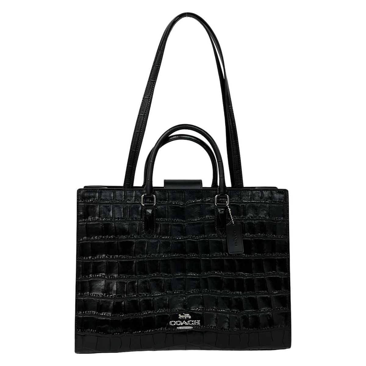 COACH(コーチ) トートバッグ美品 マギー トート バッグ CY667 黒 