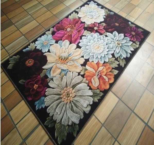 高級感満載！肌触り最高☆豪華 家庭用カーペット 玄関マット段通