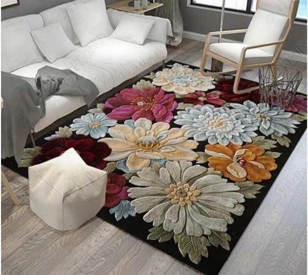 高級感満載！肌触り最高☆豪華 家庭用カーペット 玄関マット段通