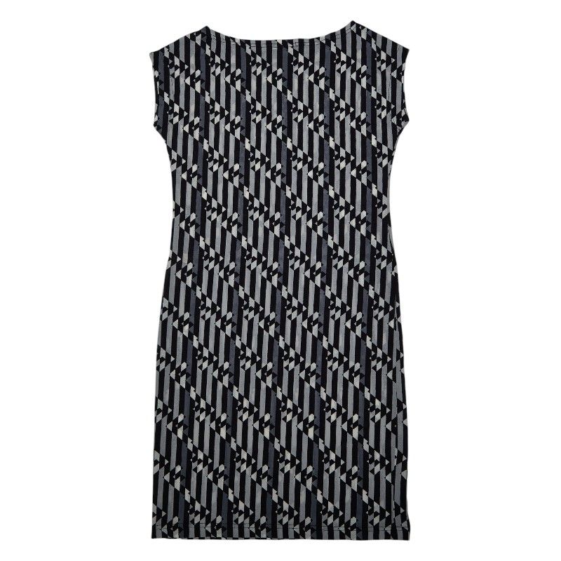 フェンディ FFロゴ ストライプ ノースリーブワンピース サイズ：42