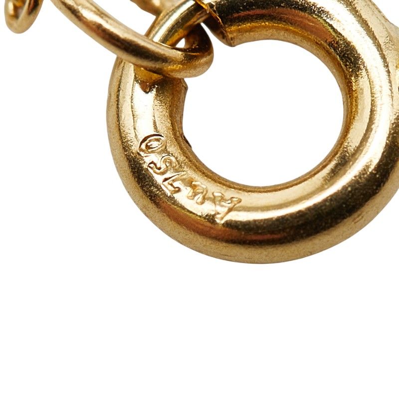 ティファニー Tスマイル ミニ K18YG イエローゴールド レディース