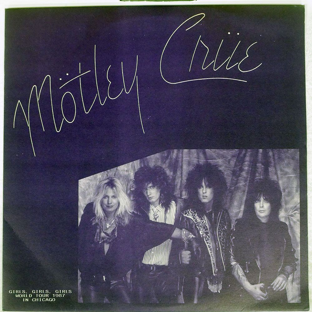 専用出品 ブート US盤 MOTLEY CRUE/GIRLS,GIRLS, GIRLS WORLD TOUR 1987 IN