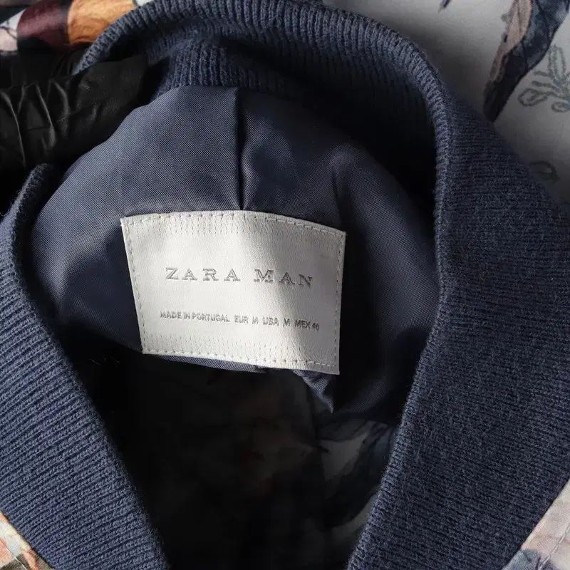 ZARA MEN ザラ マン ブルゾン/メンズM/TTKYYE2005 ZARAMANザラマンメンズ☆コンビ素材ボンバージャケット2色 (ZARA&frasl;MA-1