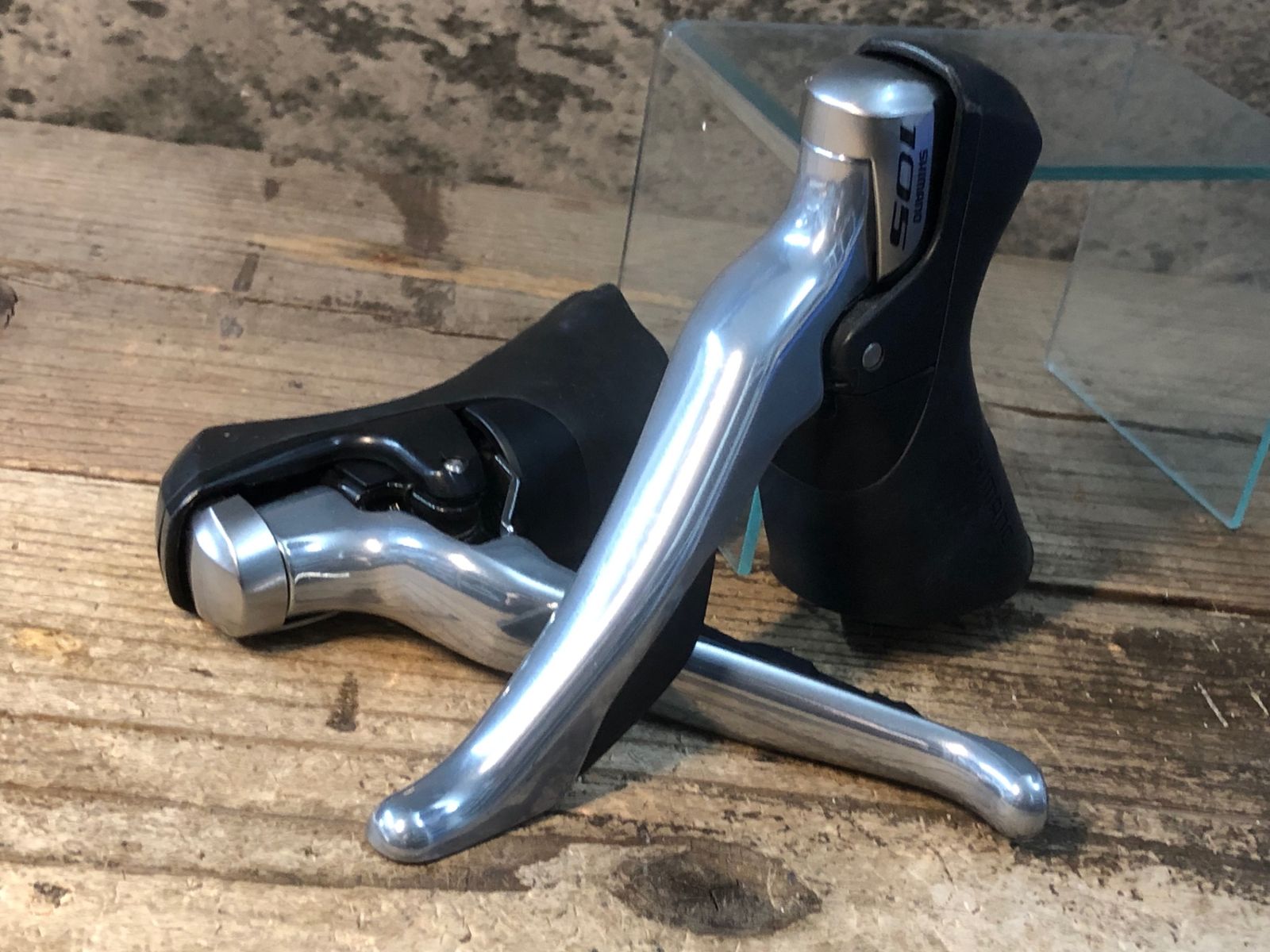 JV306 シマノ SHIMANO 105 ST-5800 STIレバー 2x11S シルバー - メルカリ