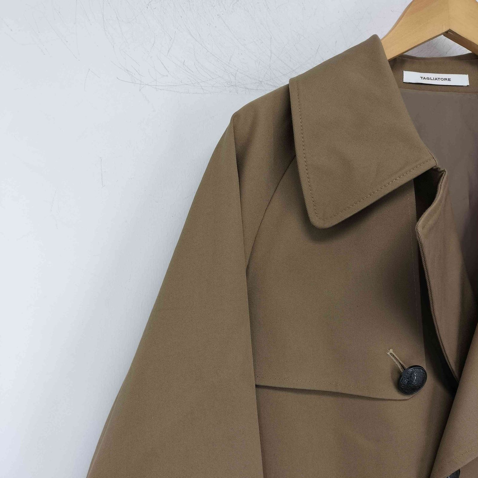 極美品　現行　TAGLIATORE　ダブルトレンチコート　LORNE メンズ タリアトーレ TAGLIATORE lorne ダブルトレンチコート メンズ EUR：48