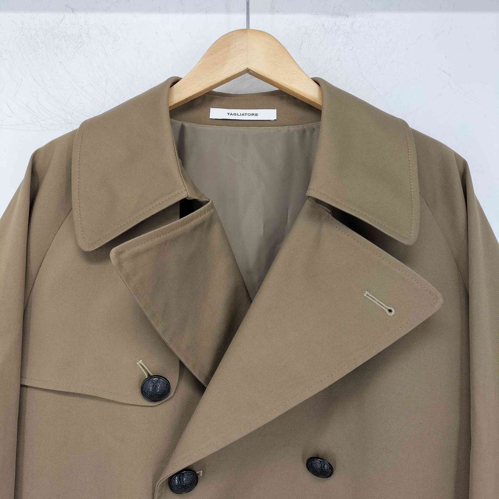 タリアトーレ TAGLIATORE lorne ダブルトレンチコート メンズ EUR：48