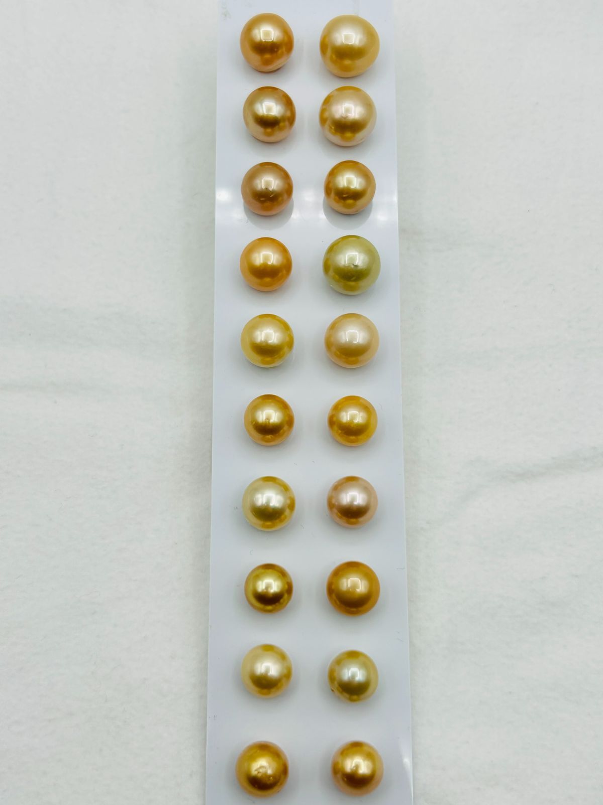 まとめ買いがお得！】真珠 南洋 白蝶 パール ルース ゴールド 12.0