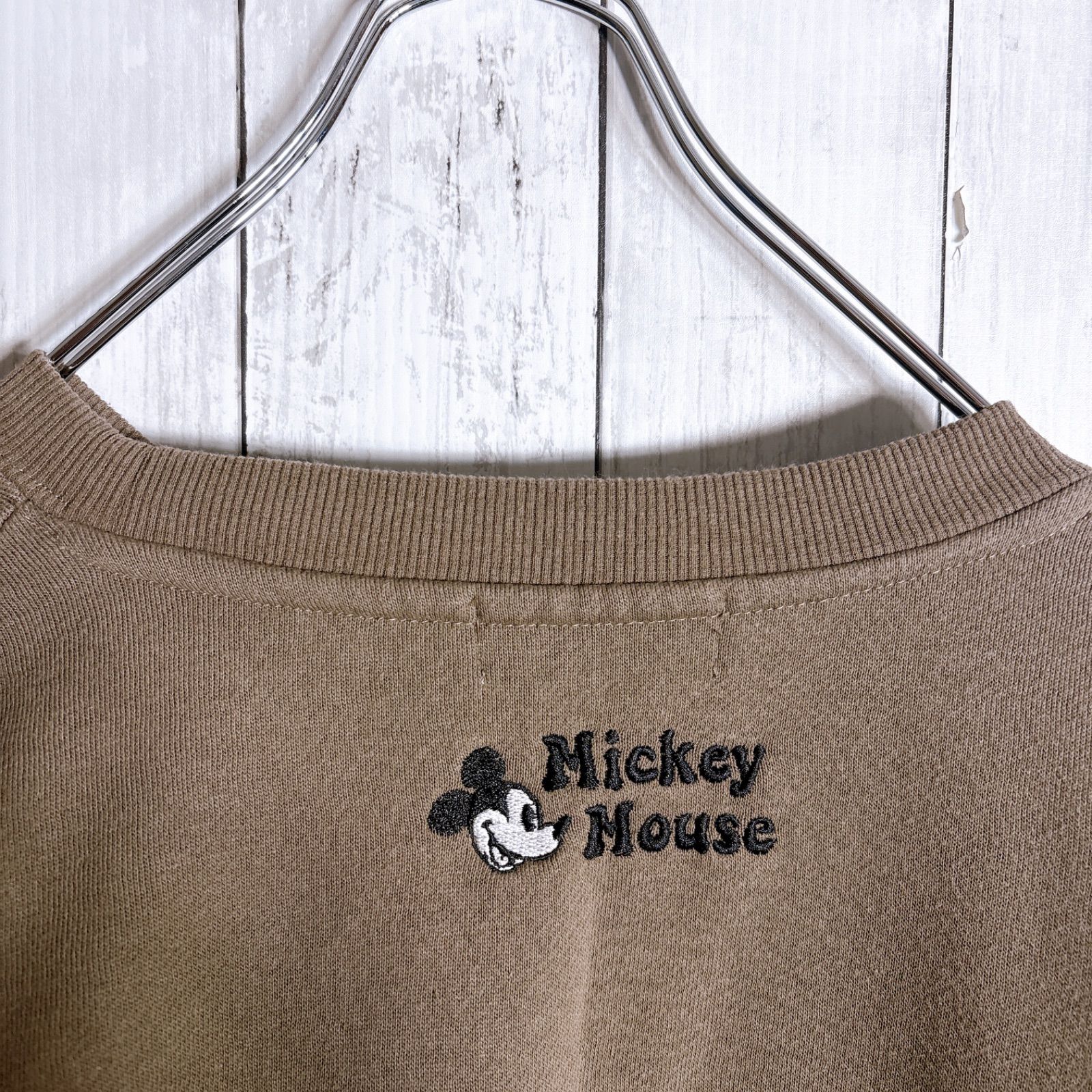 入手困難】ディズニー Disney Vintage 現行復刻 ブラウン 白足ミッキー