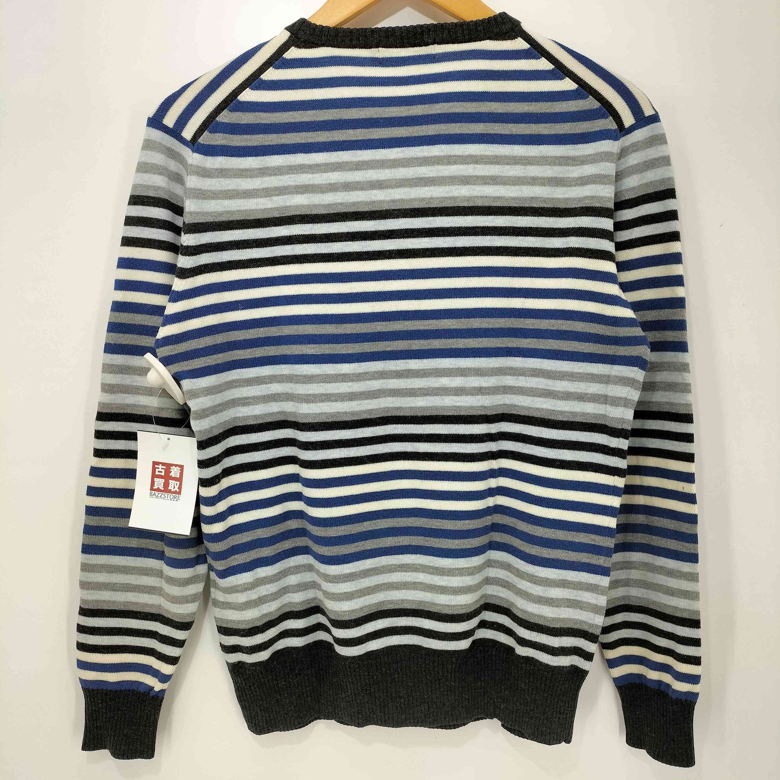 バーバリーブラックレーベル BURBERRY BLACK LABEL ボーダー柄 ロゴ