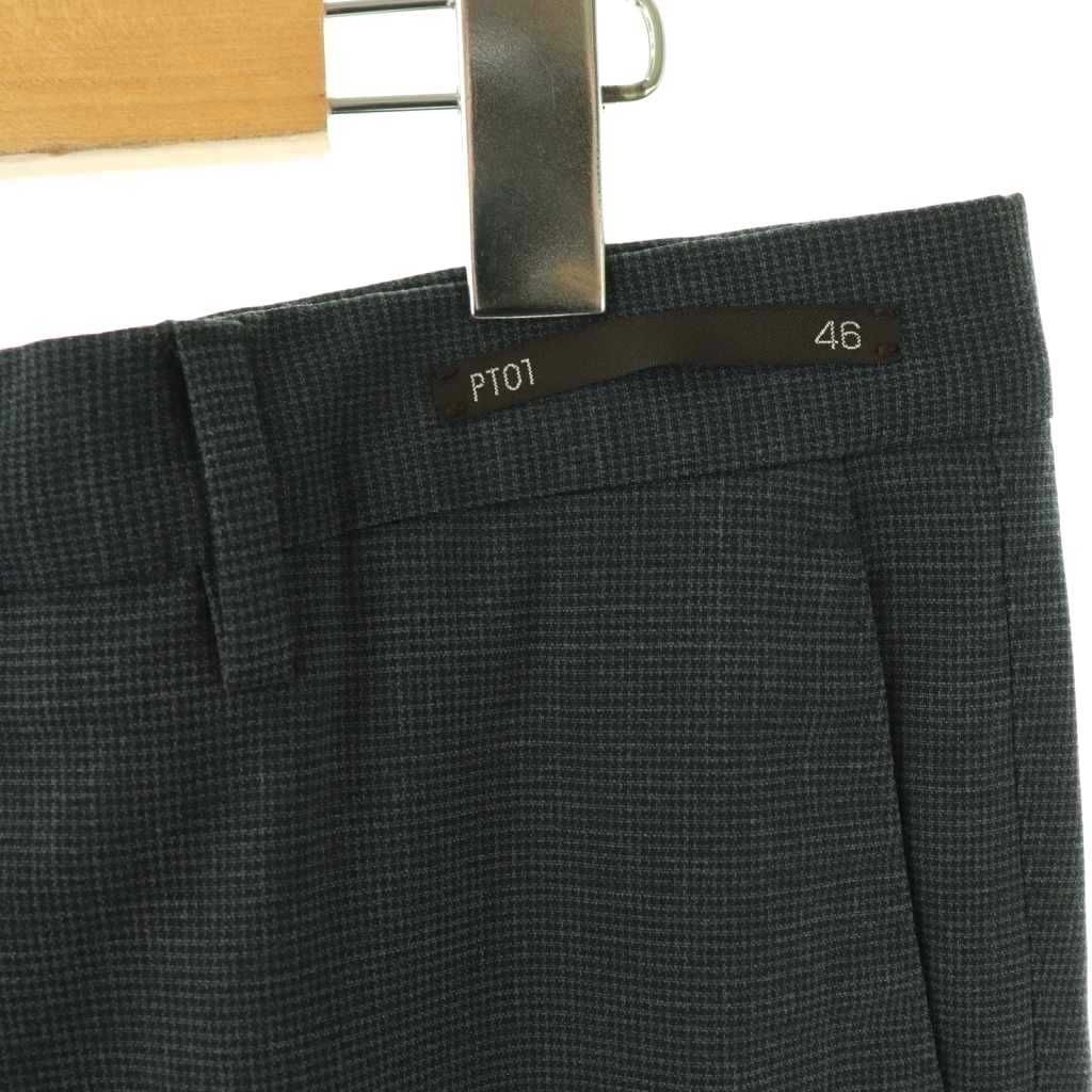 ピーティーゼロウーノ PT01 TRAVELLER スラックス パンツ ジッパー