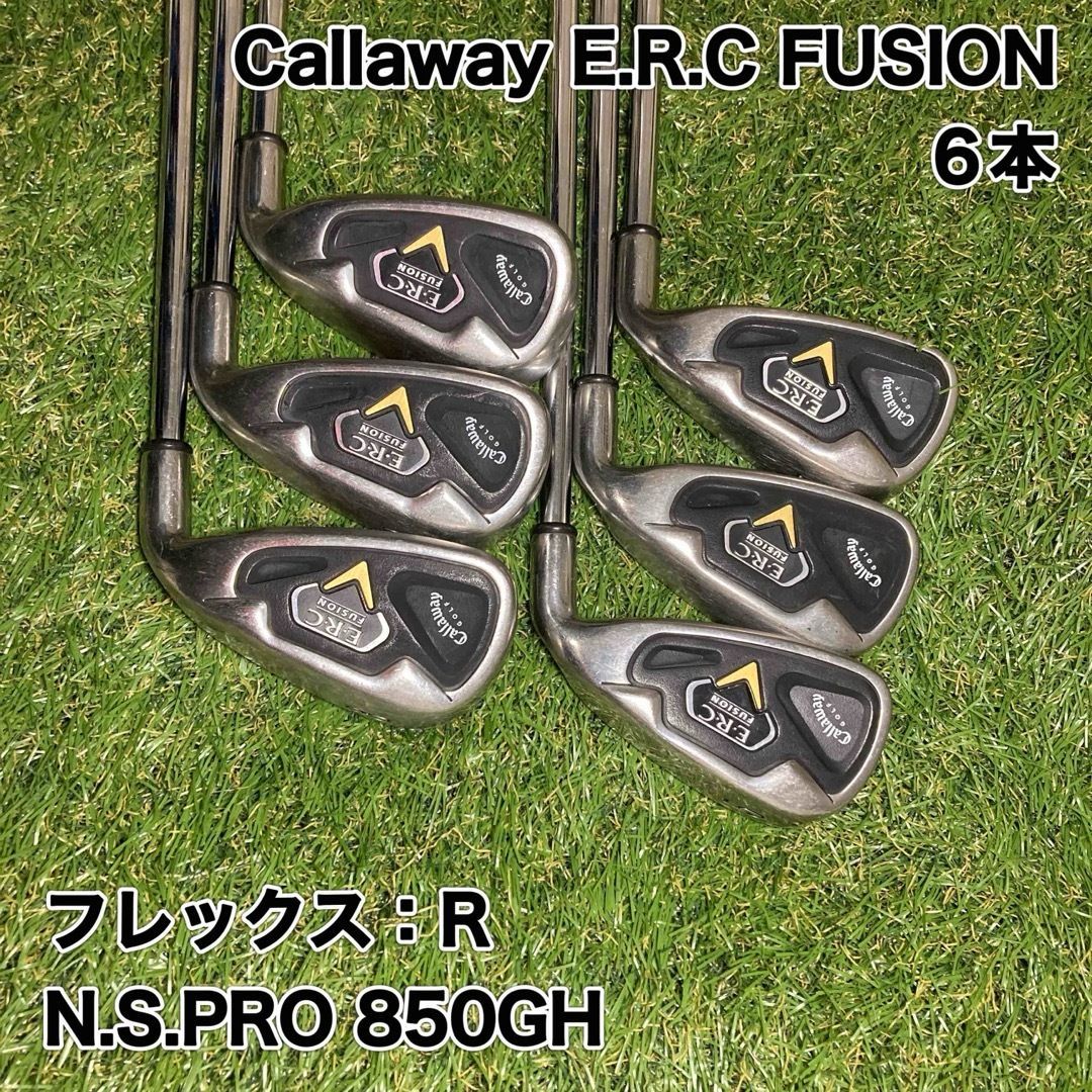 Callaway E.R.C FUSION アイアンセット6本 キャロウェイ ERC - メルカリ