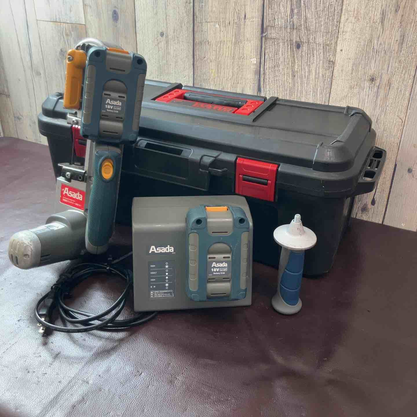 【中古品】アサダ(ASADA) コードレスバンドソー H60 Eco (H60eco) ケース代替品【東大和店】