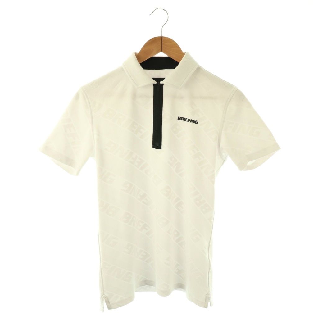 ブリーフィング BRIEFING SH MENS BIAS LOGO HALF ZIP SHIRT