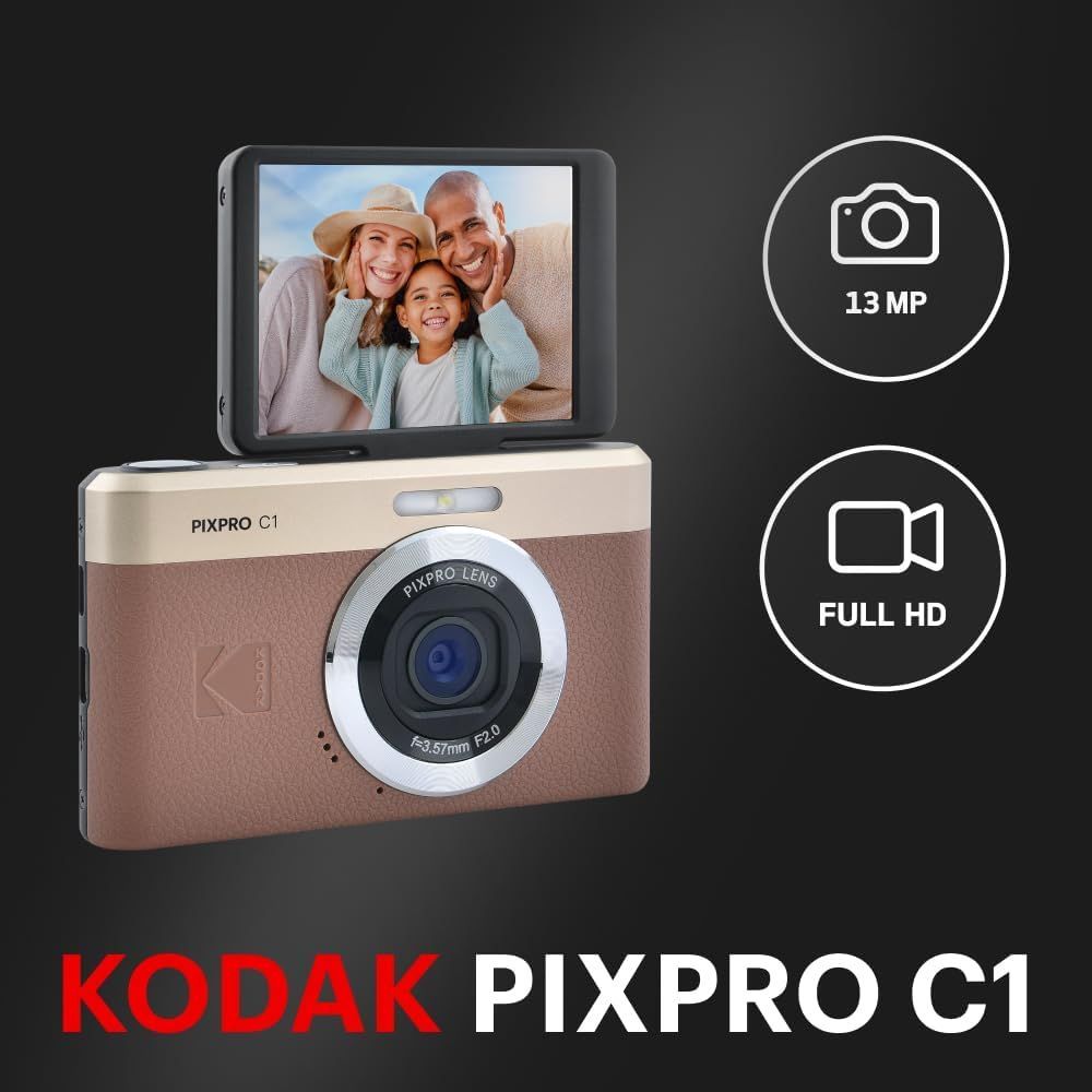 新品未開封】KODAK PIXPRO C1 Black Brown KODAK Pixpro C1 – 超