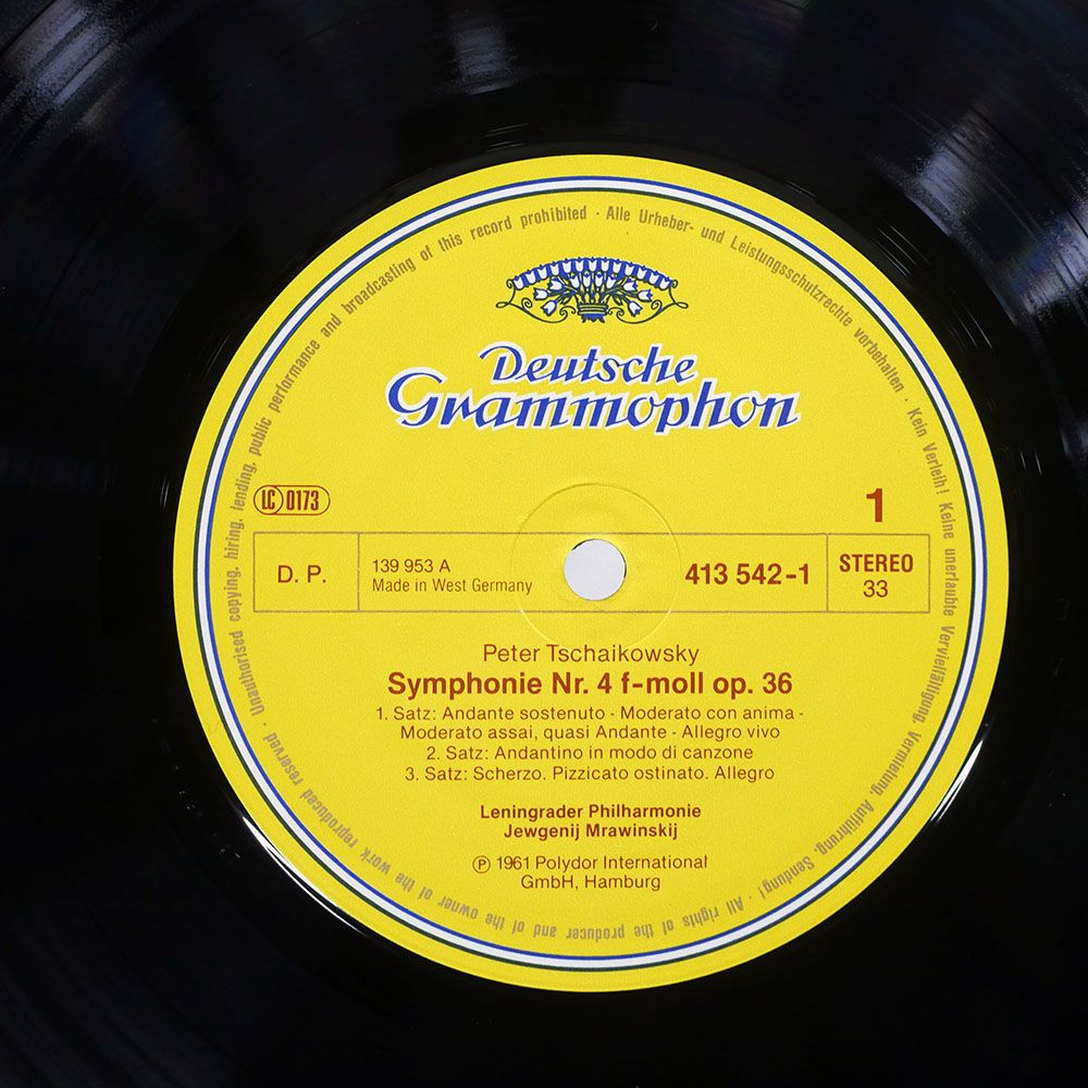 ヨーロッパ盤 ムラヴィンスキー/チャイコフスキー交響曲第4番第5番第6