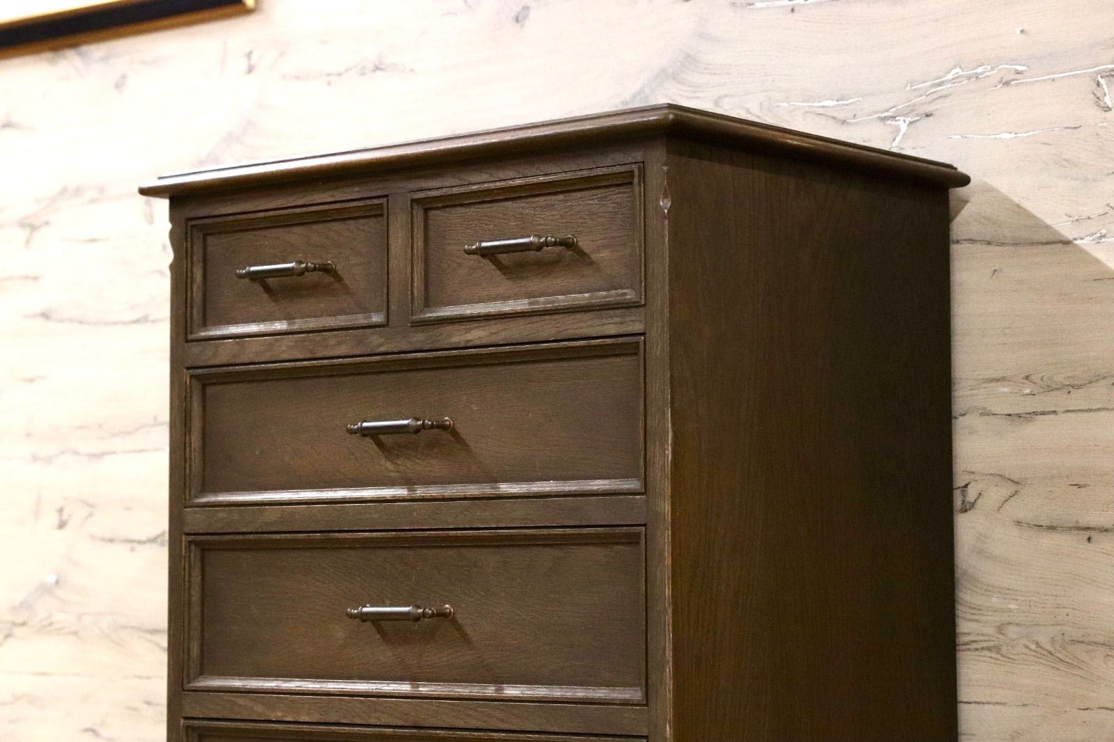 GMIK828○永田良介商店 トールチェスト 神戸家具 洋家具 クラシック