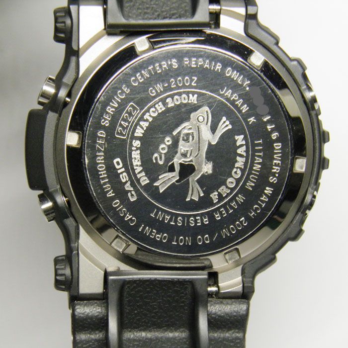 CASIO(カシオ)G-SHOCK(ジーショック)Gショック GW-200Z-1JF FROGMAN