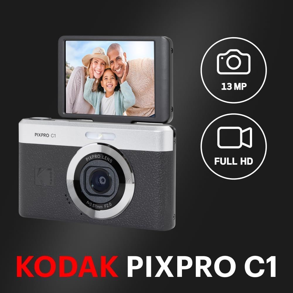 新品未開封】KODAK PIXPRO C1 Black Brown KODAK Pixpro C1 – 超