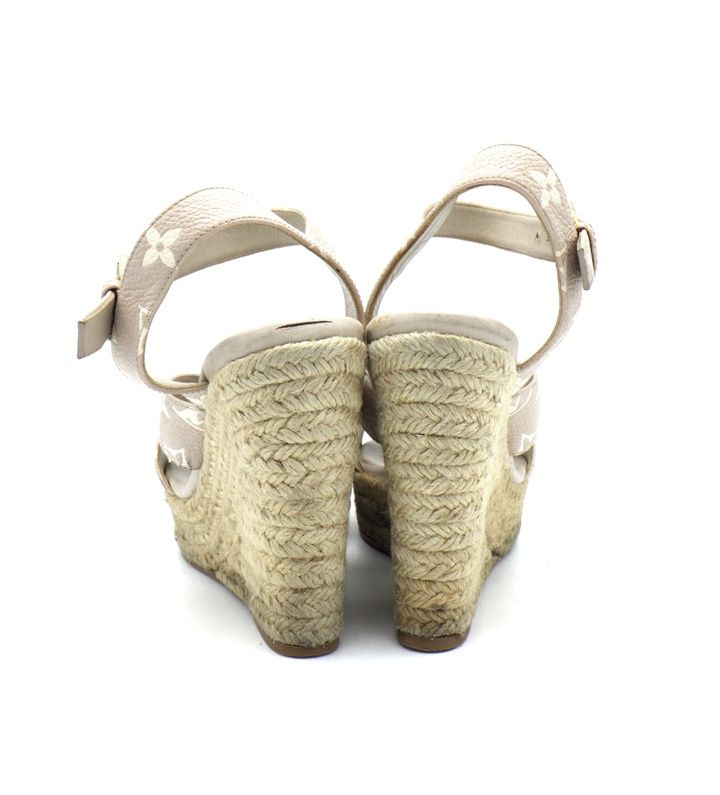 ルイヴィトン LOUIS VUITTON モノグラム エスパドリーユ ウェッジ