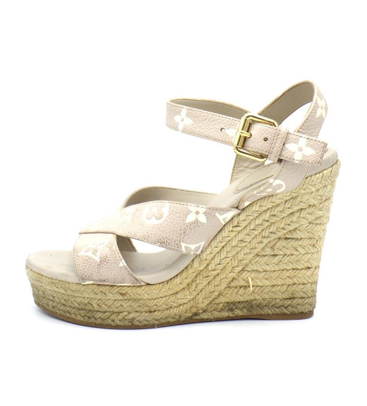 ルイヴィトン LOUIS VUITTON モノグラム エスパドリーユ ウェッジ