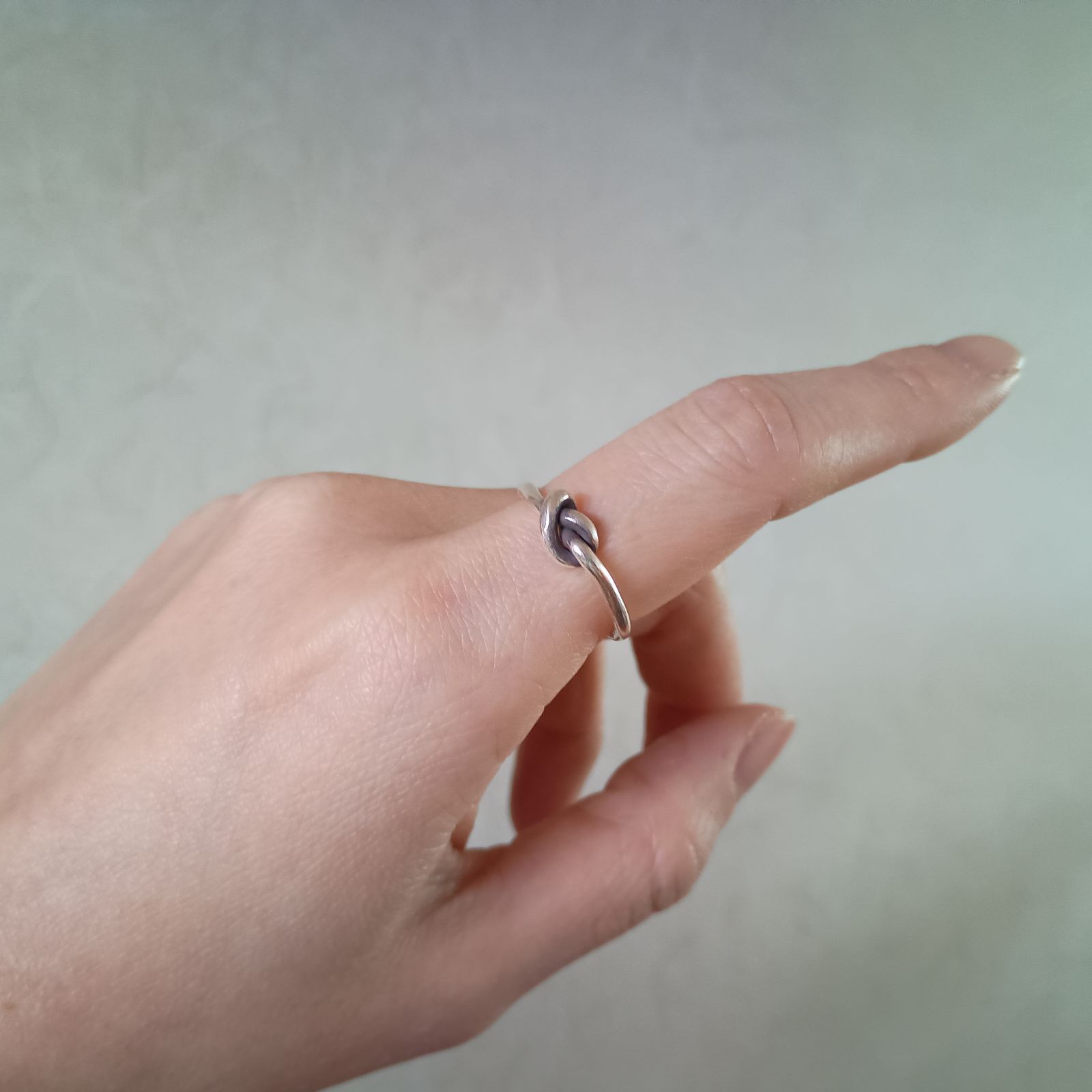 カレンシルバー リング karen silver ring カレン族 結び[KN032
