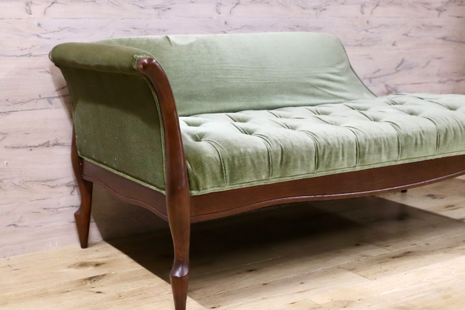 GMIK827○maruni / マルニ オールド アンティーク ベンチソファ