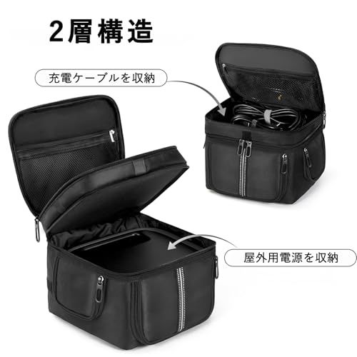 迅速に発送】ポータブル電源 収納バッグ EF ECOFLOW RIVER 3/ RIVER 3