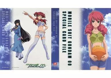 サプライ フェルト ネーナ＆マリナ 特製カードファイル 機動戦士ガンダム00 ウェファーチョコ＆カードファイルセット キャラホビ2008 同梱品