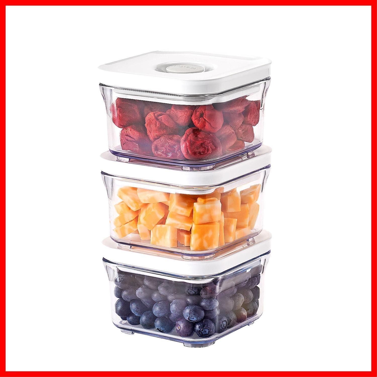 人気商品】(0.3L 非真空保存の容器よりも最大5倍長く食品を新鮮に保存