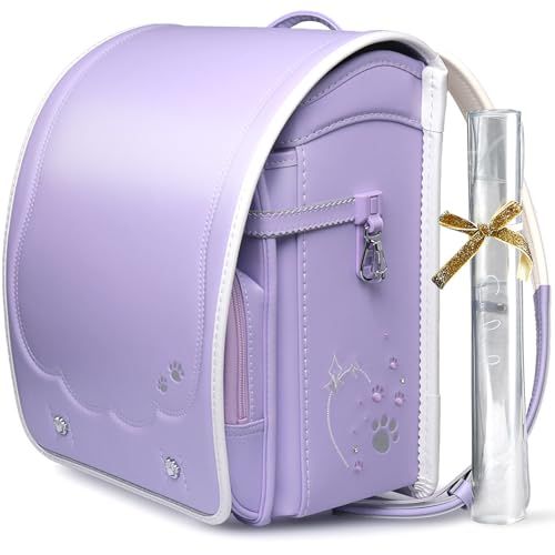 ランドセル女の子小学生通学カバン 人工皮革パール生地|キティポ一モデル ?売者6年保証 ブラウン d 73 2 bcd