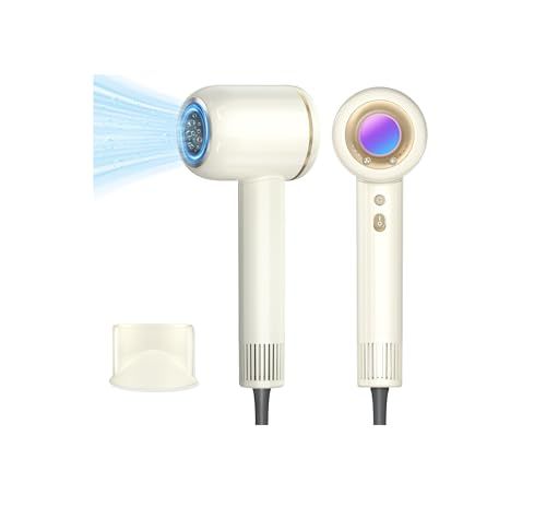 ドライヤー 大風量 速乾 2025革新 AIスマート温度制御 美容師監修 新型ヘアドライヤー 8億高濃度マイナスイオン Wのヘアケア機能搭載 温冷風循環モード 髪に優しい オートクリーニング機能搭載 DCモーター 21通りの風 4 26 c 542 e 2