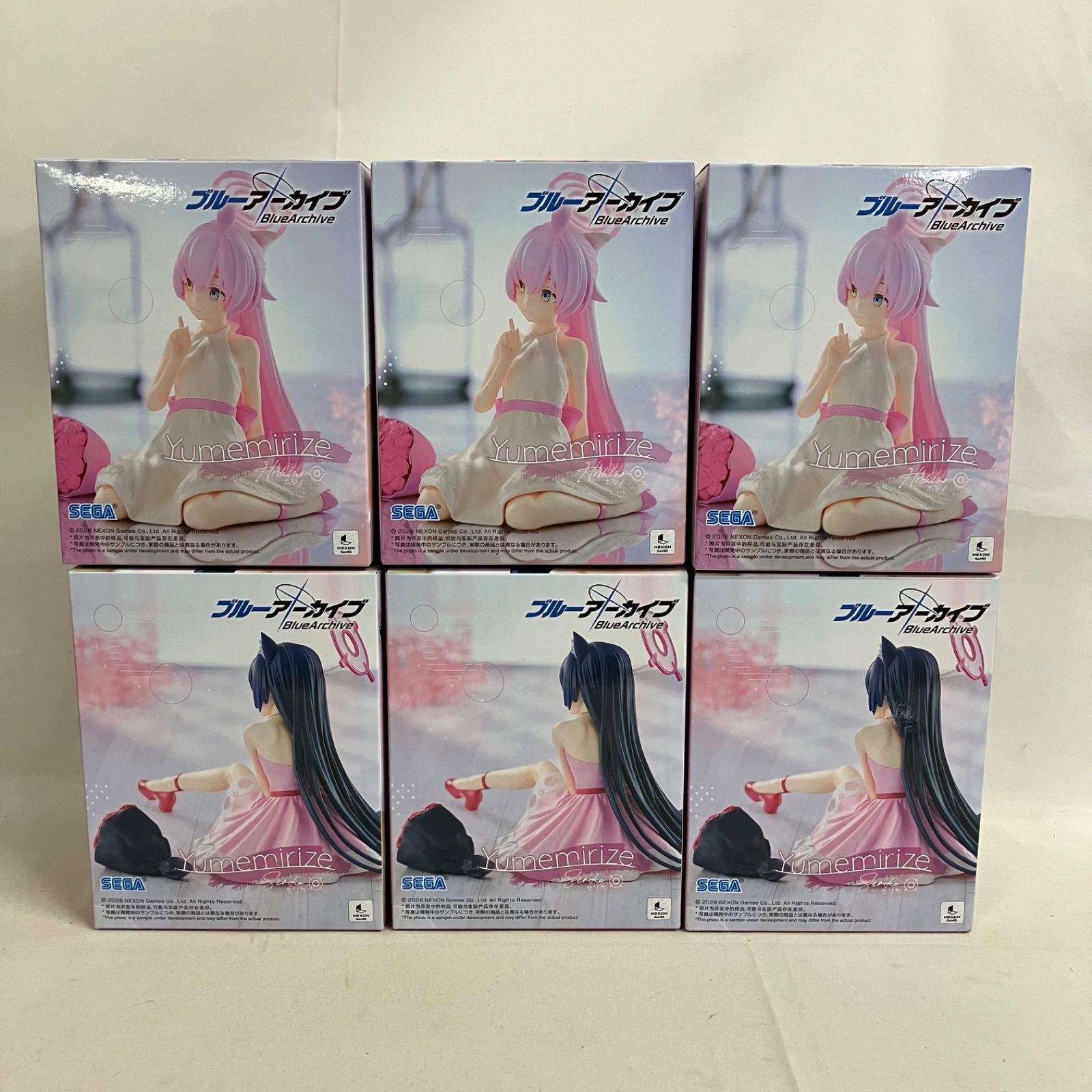 未開封 ブルーアーカイブ Yumemirize セリカ ホシノ フィギュア 6個