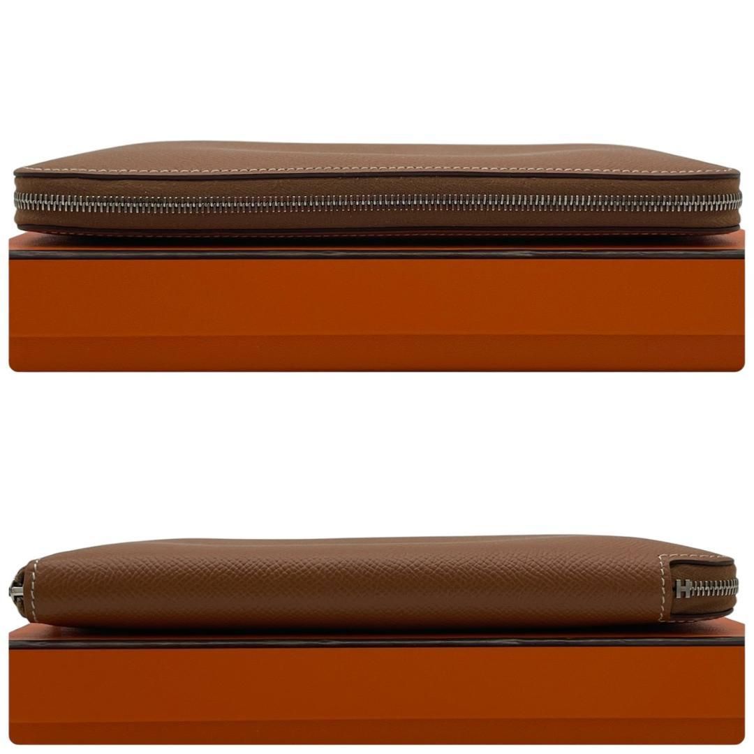 新品同様】エルメス HERMES ヴォーエプソン ゴールド アザップロング