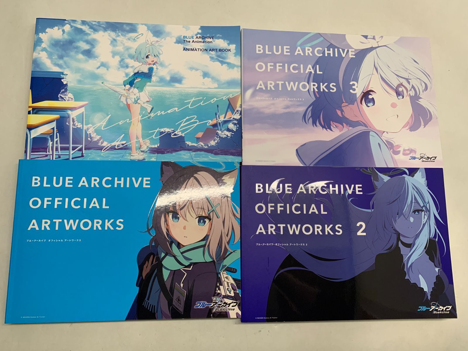 ブルーアーカイブ オフィシャルアートワークス 1 2 セット 