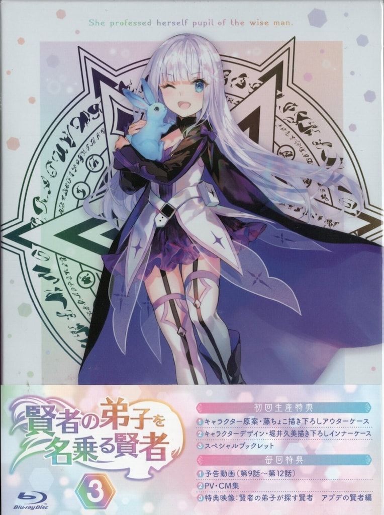 アニメBlu ray 賢者の弟子を名乗る賢者 全3巻セット フィギュア付