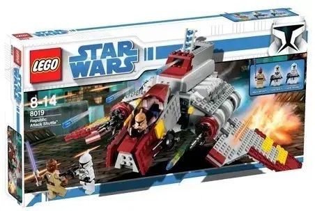 LEGO スター ウォーズ 8019 リパブリック アタック シャトル 機体バルク
