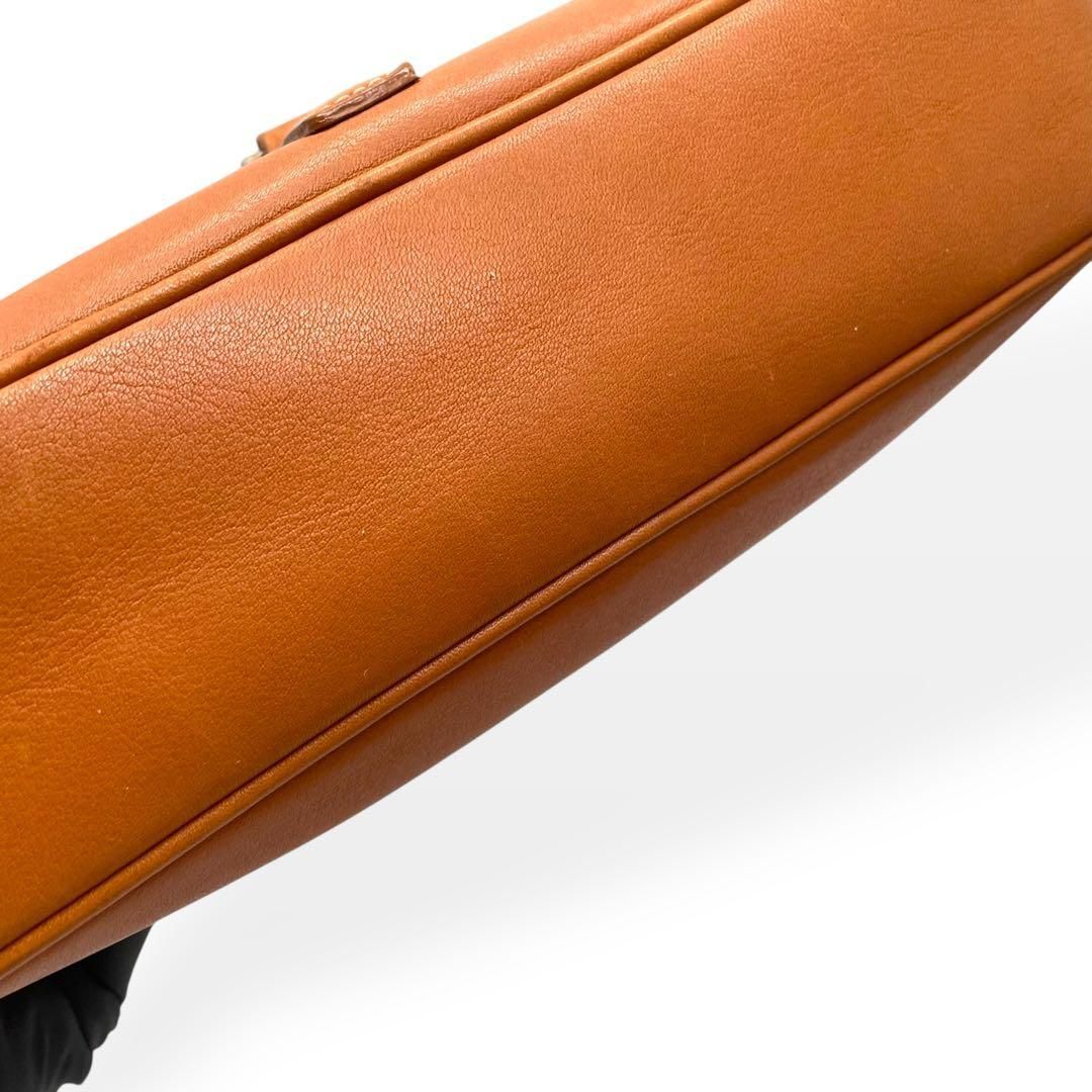 極美品 希少 COACH コーチ ワンショルダーバッグ オールレザー