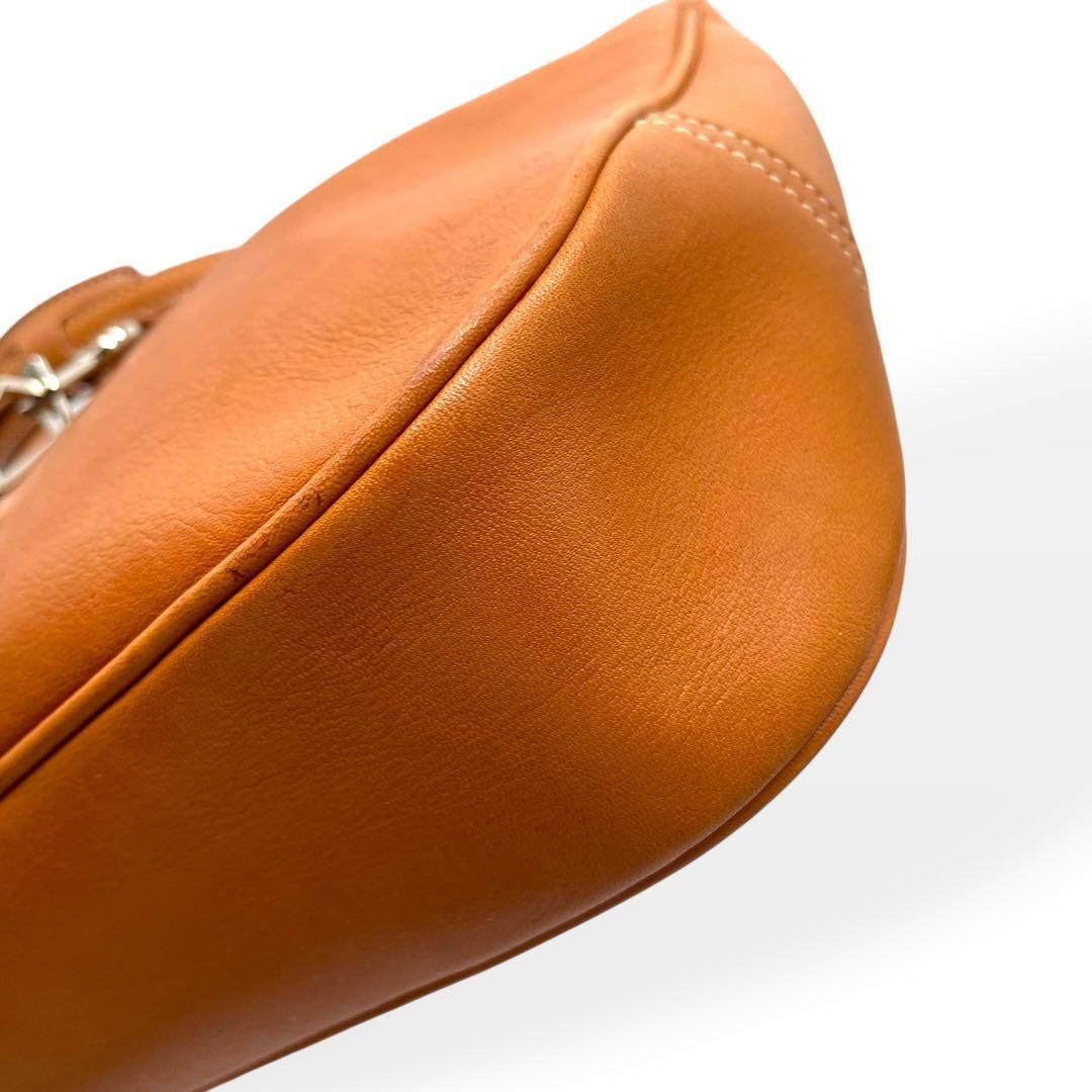 極美品 希少 COACH コーチ ワンショルダーバッグ オールレザー