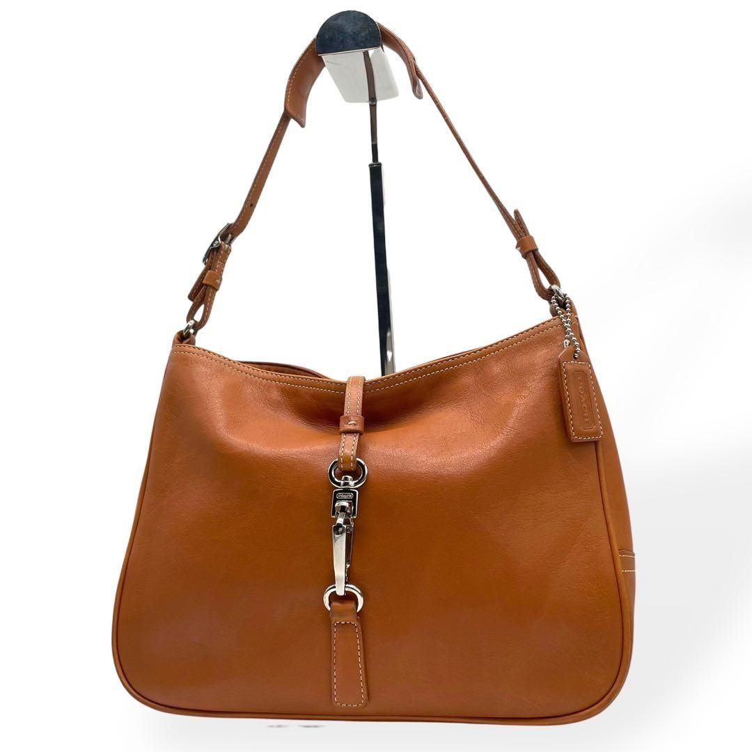 極美品 希少 COACH コーチ ワンショルダーバッグ オールレザー