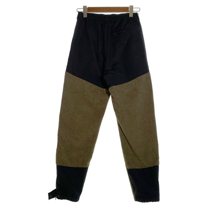 BEDWIN ベドウィン 18AW FLEECE PANTS CONRAD フリースパンツ 切替 モスグリーン ブラック Size M 相当 BEDWIN ベドウィン 18AW FLEECE PANTS CONRAD フリースパンツ 切替