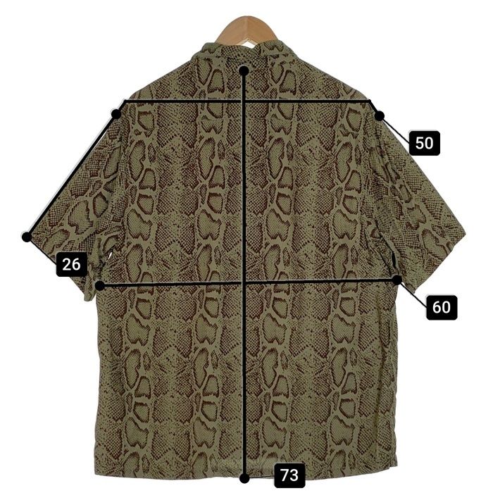 Supreme シュプリーム 24SS Snake S/S Shirts スネーク ショート