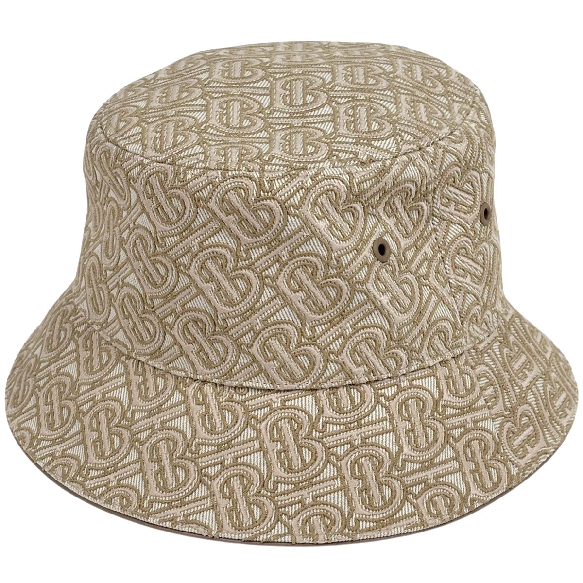 バーバリー BURBERRY ロゴ バケットハット TBモノグラム 帽子 リネン