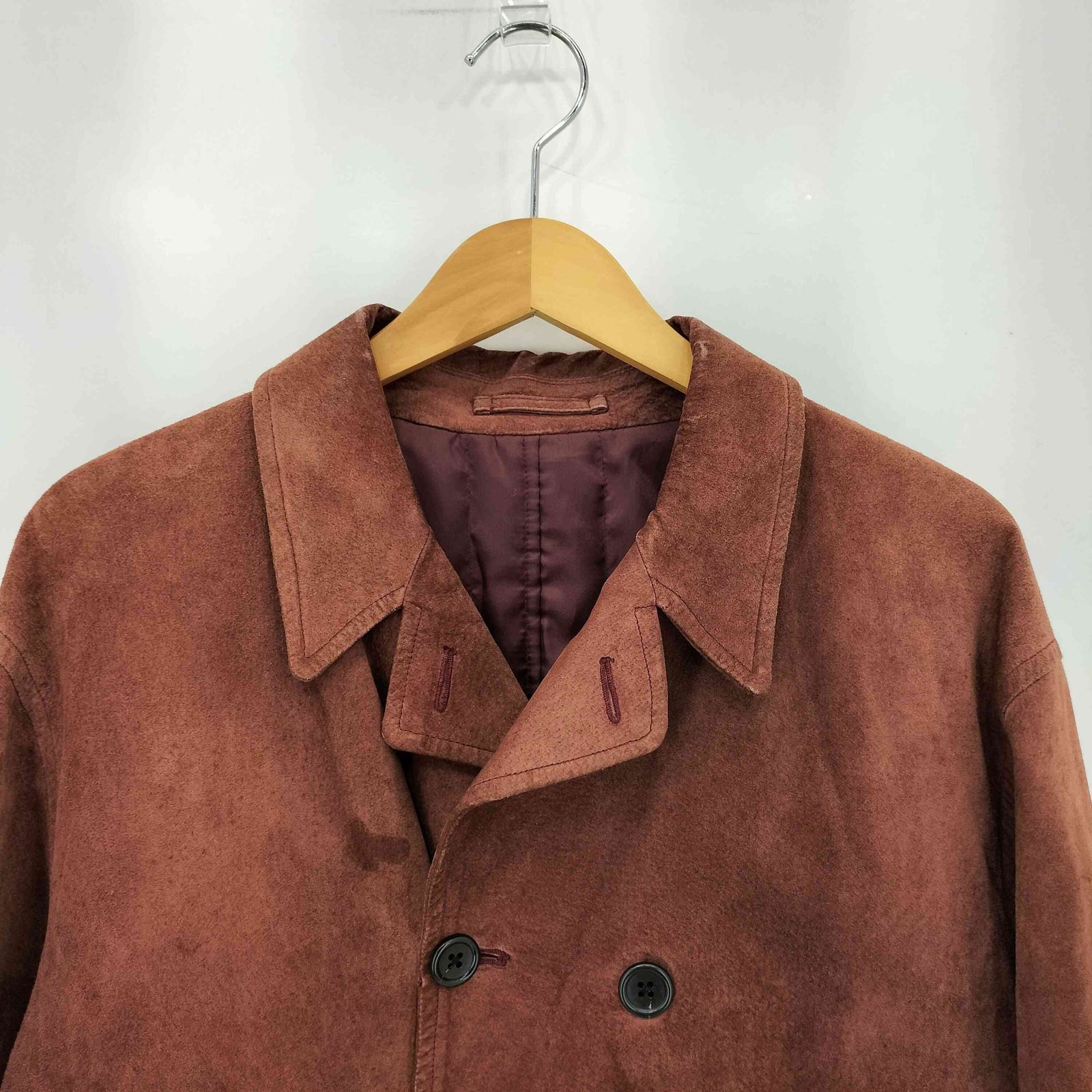 ピーピーエフエム PPFM 90s 豚革 ピッグレザーダブルジャケット メンズ