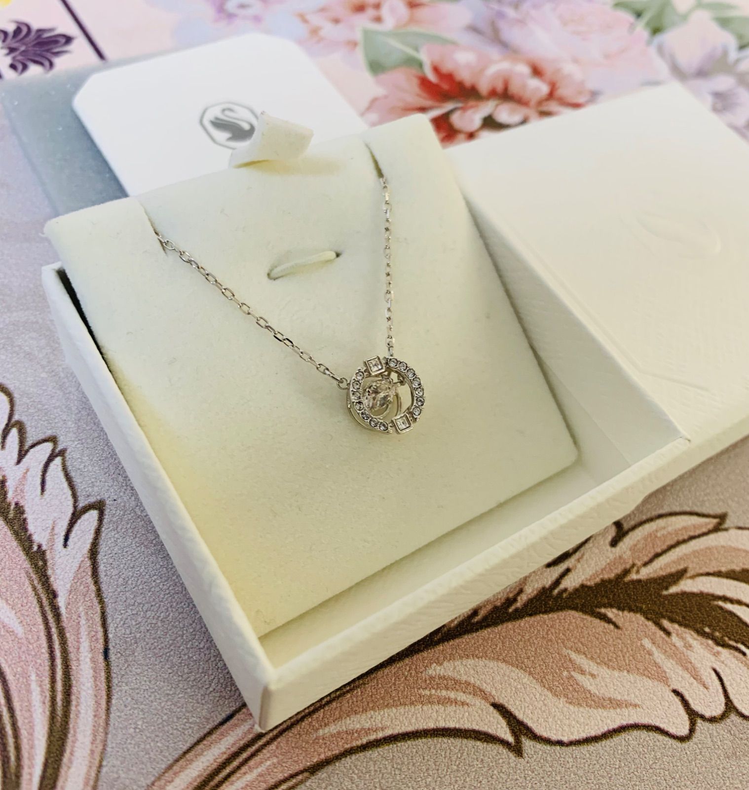 新品スワロフスキーSwarovski Sparkling Dance ネックレス - メルカリ